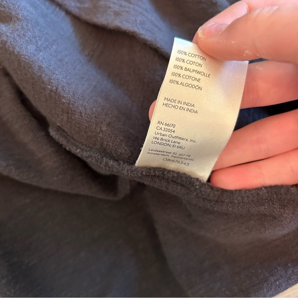 Pilcro by Anthropologie Black Layered Babydoll Blouse Top 100% Cotton Size M - Picture 5 of 5